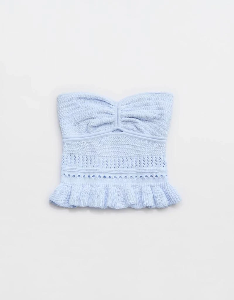 Aerie Aerie Peplum Sweater Tube Top 3