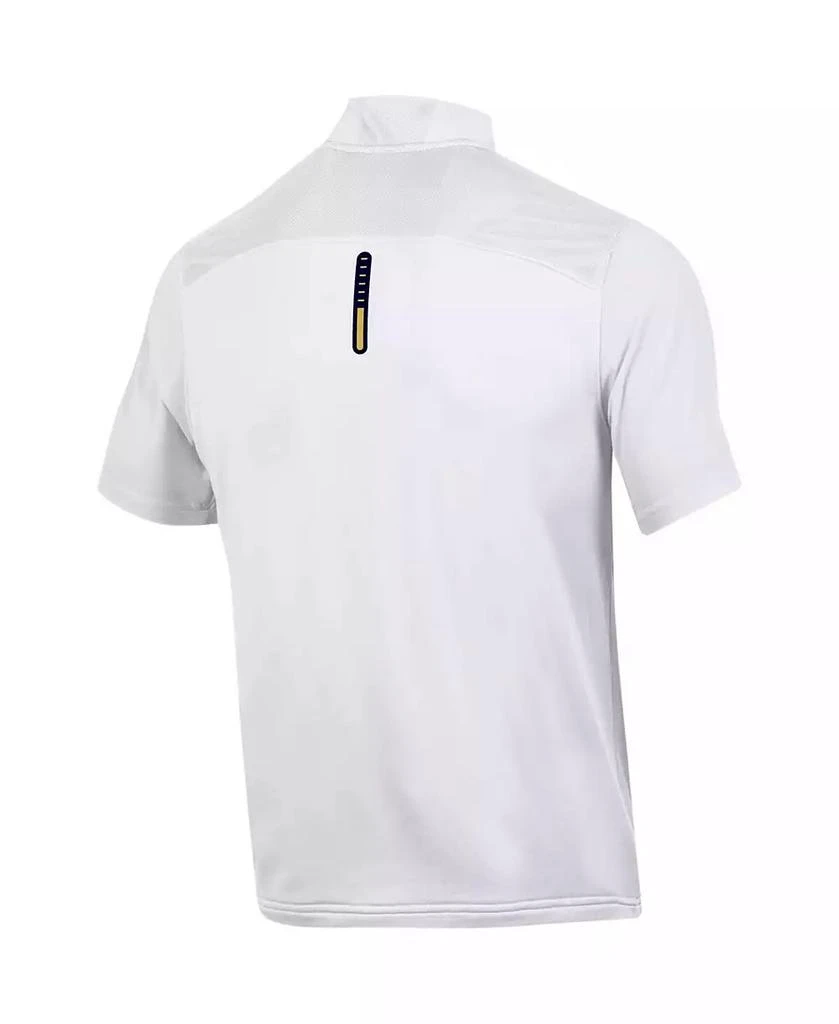 Under Armour Men's White Notre Dame Fighting Irish Motivate Half-Zip Jacket 3