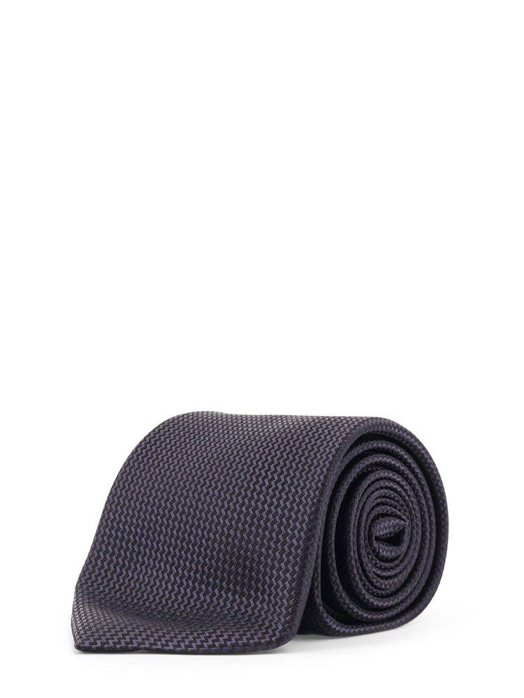 Tom Ford Tom Ford Micro Pattern Satin Tiie