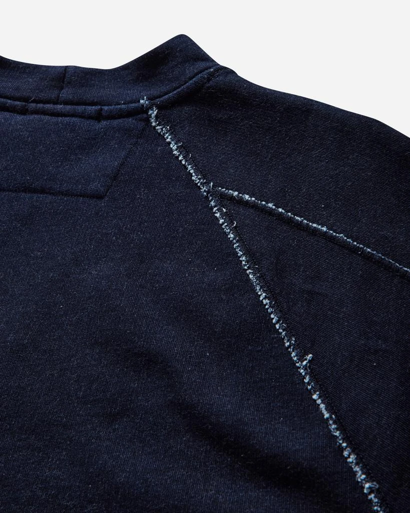 C.P. Company Men's Indigo Fleece Logo Sweatshirt Blue 4