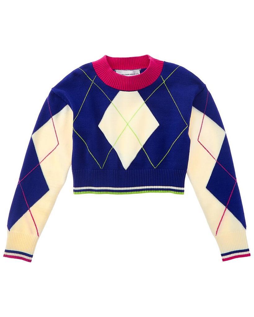 Central Park West Central Park West Aron Argyle Crop Sweater