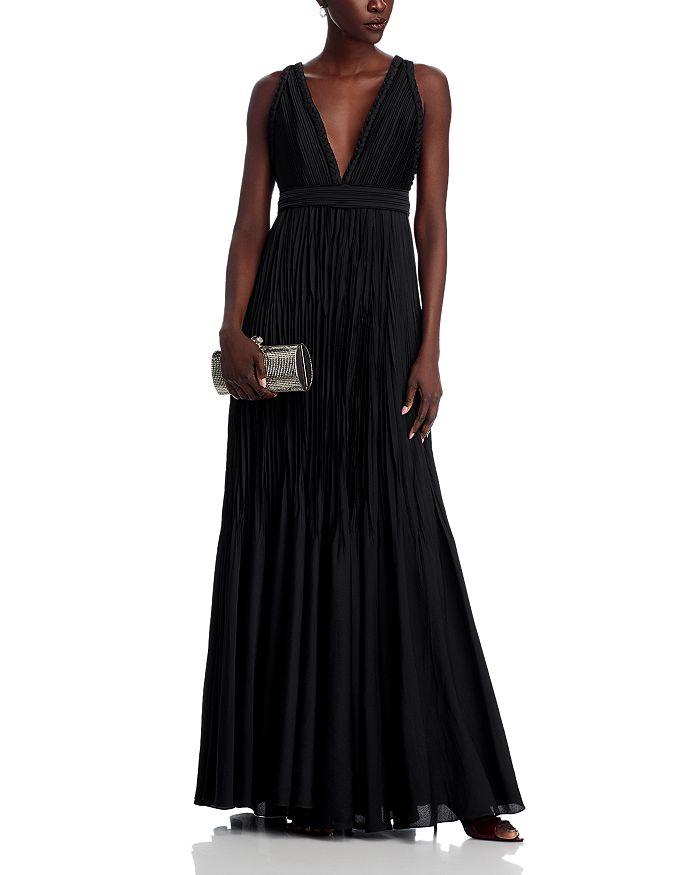 UNGARO Hazel Pleated Dress