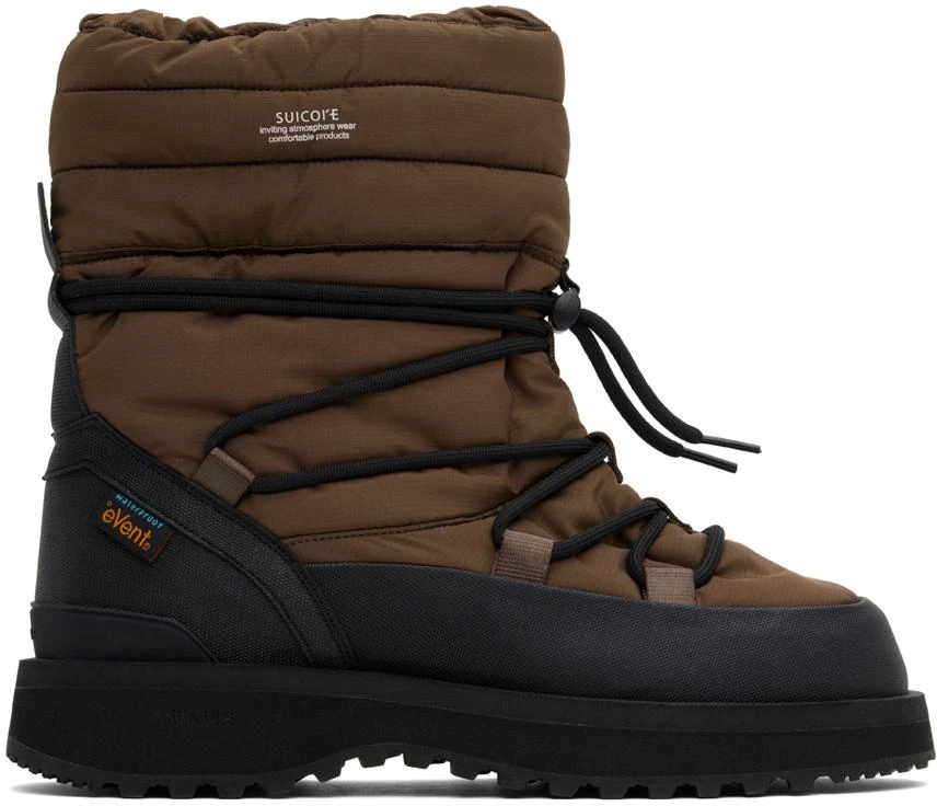 Suicoke Brown BOWER-TRevab-HI-LACE Boots 1