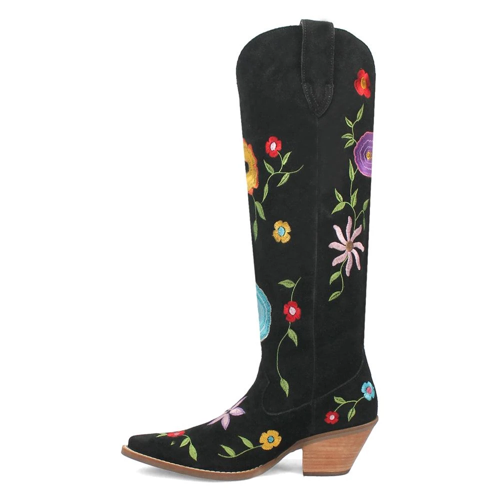 Dingo Flower Power Embroidered Floral Snip Toe Cowboy Boots 3