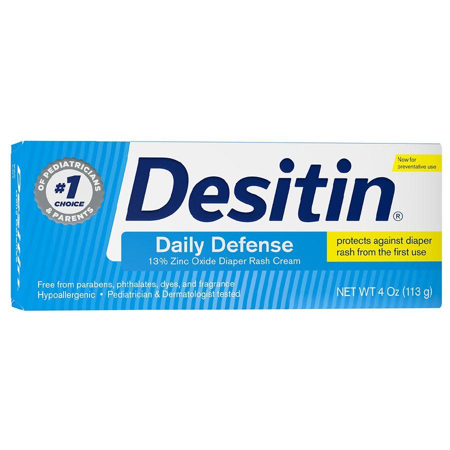 Desitin Daily Defense Baby Diaper Rash Cream With 13% Zinc Oxide