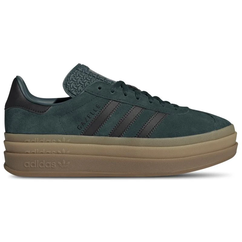Womens adidas Originals Gazelle Bold - Shoes Aurora Ivy/Core Black/Gum Size 5.5