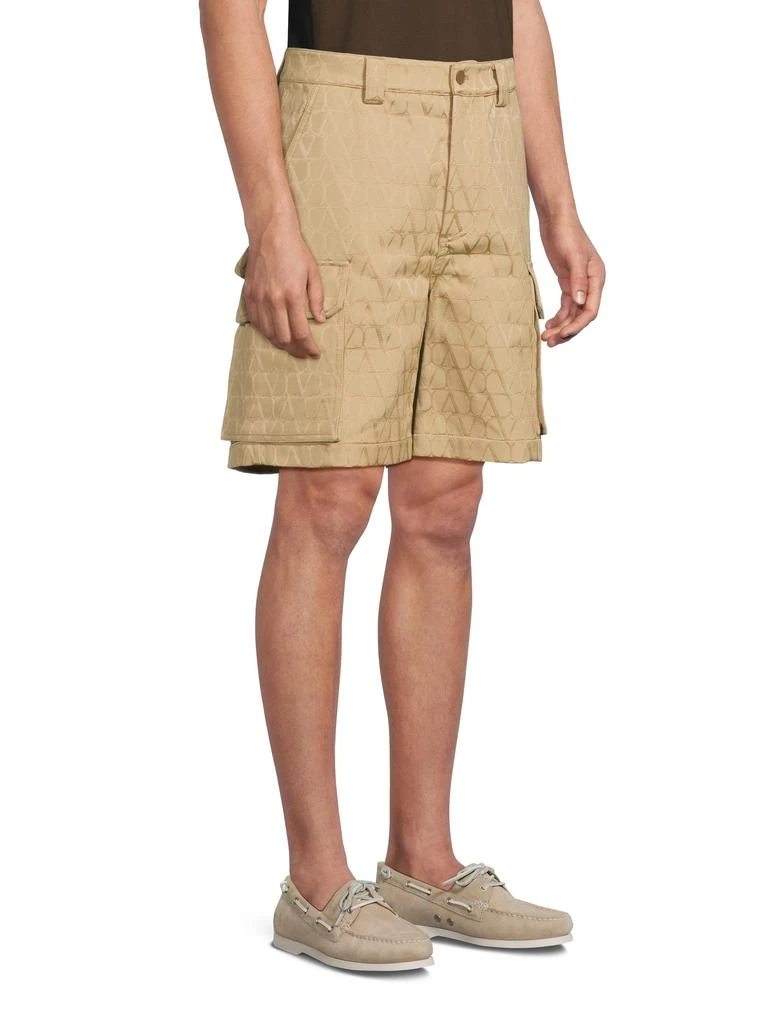 Valentino ​Cotton-Blend Cargo Shorts 2