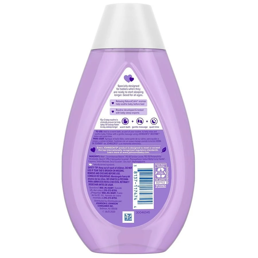 Johnson's Baby Tear-Free Bedtime Bath, Soothing Aromas 4