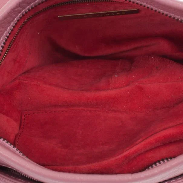 Marc Jacobs Marc Jacobs Pink Leather Lola Bag With Umbrella 15