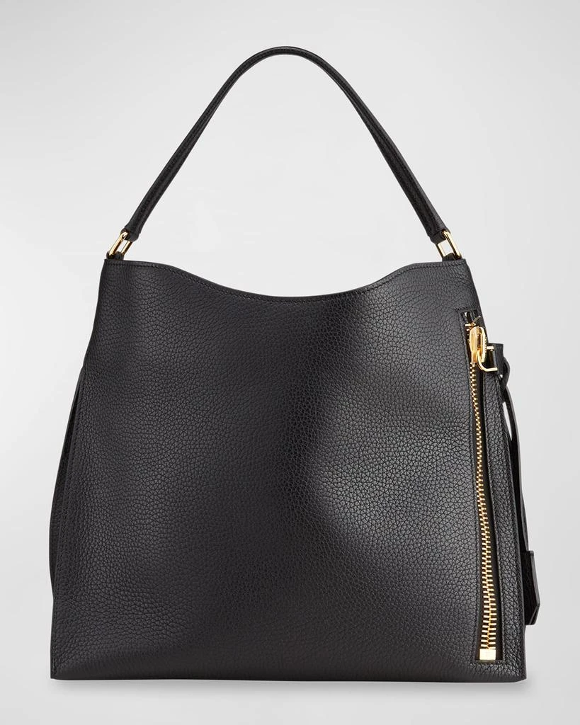Tom Ford Alix Hobo Small in Grained Leather 1