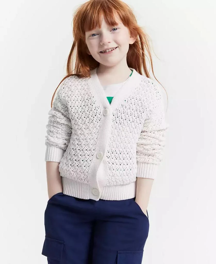Epic Threads Girls Open-Stitch Cotton Cardigan, Created for Macy's 1