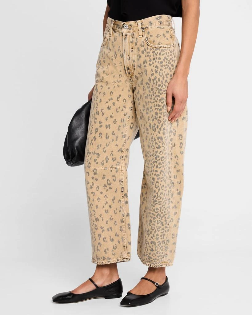 Citizens of Humanity Miro Cheetah-Print Relaxed Jeans 4