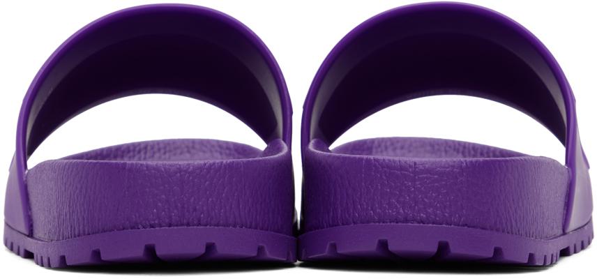 Versace Jeans Couture Purple Fondo Slides