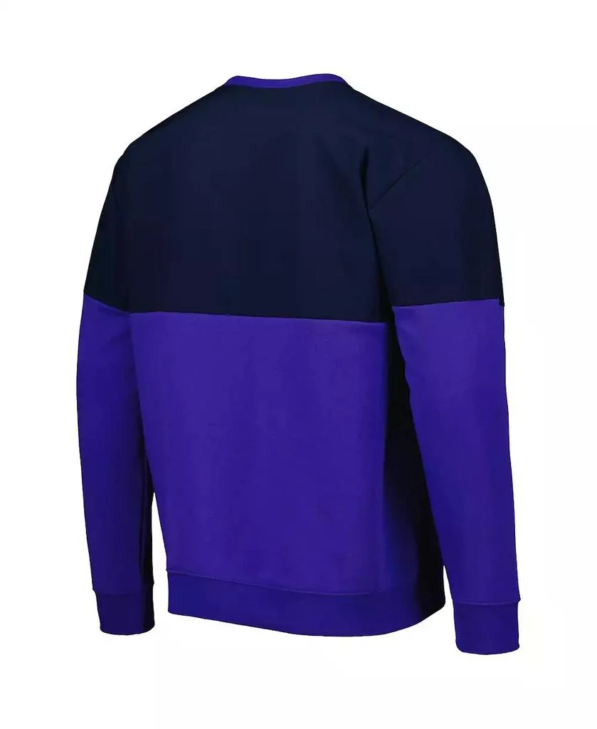 Adidas Men's Navy and Purple Argentina National Team Graphic Pullover Sweatshirt 2