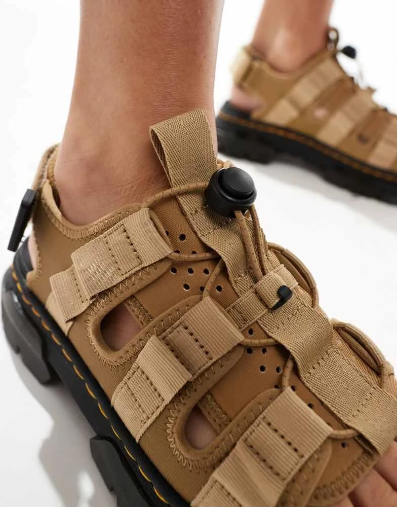 Dr Martens Jericho sandals in tan – On Sale Now with Up to  display picture 3