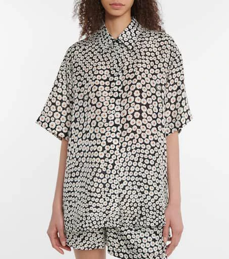 Stella McCartney Floral silk shirt 5