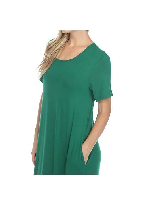 White Mark Mark Short Sleeve Midi Dress 4