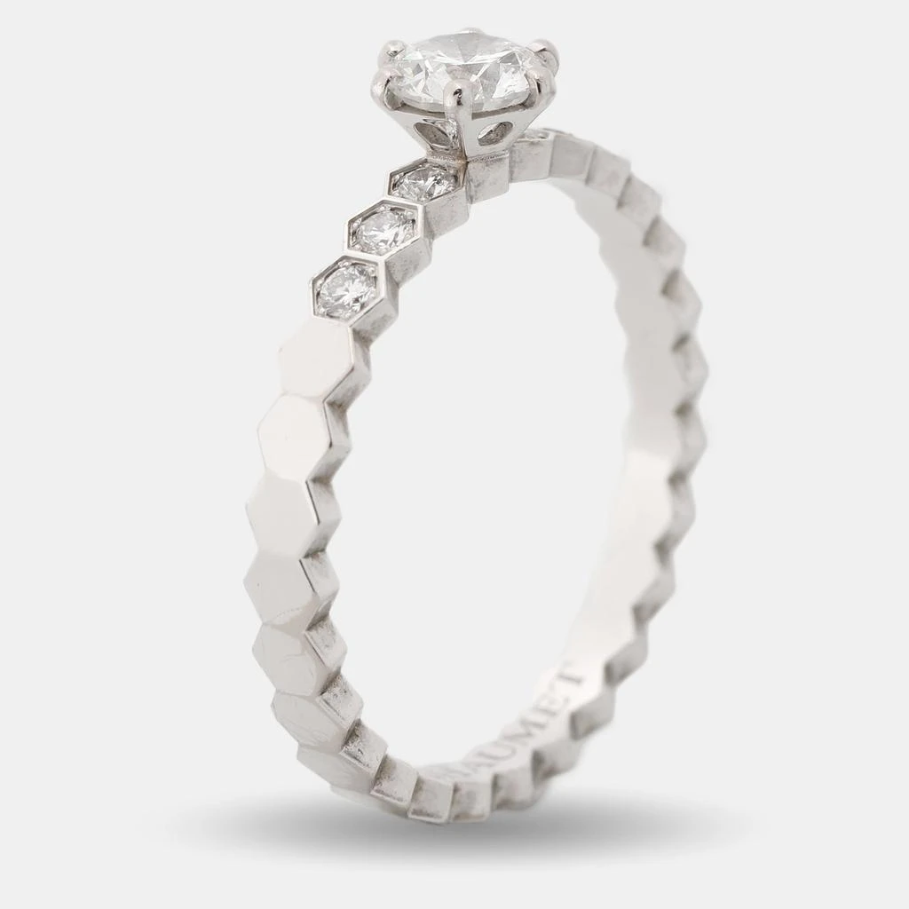 Chaumet  Bee My Love Solitaire 0.33Ct Diamond 18K White Gold Ring 1