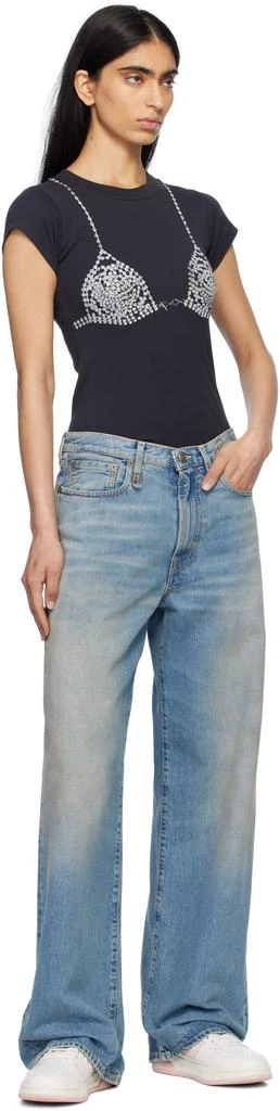 AMIRI Pink 
White Classic Low Sneakers 5