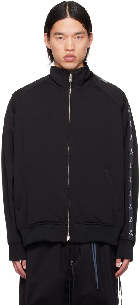 mastermind JAPAN Black Raglan Sleeve Track Jacket