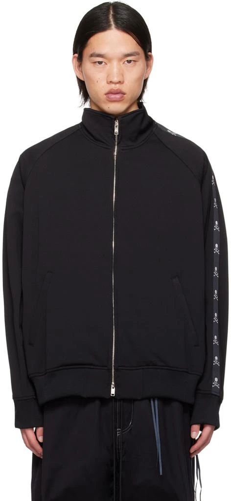 mastermind JAPAN Black Raglan Sleeve Track Jacket 1