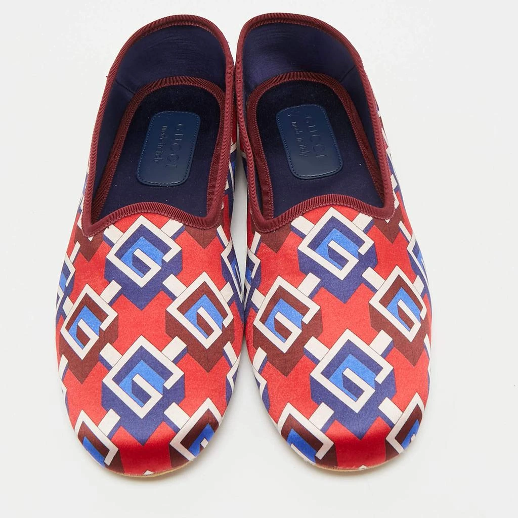 Gucci Red and Blue Geometric Loafers Gucci | Shoes | Gucci Red And Blue Geometric Slipons | Poshmark main image 4