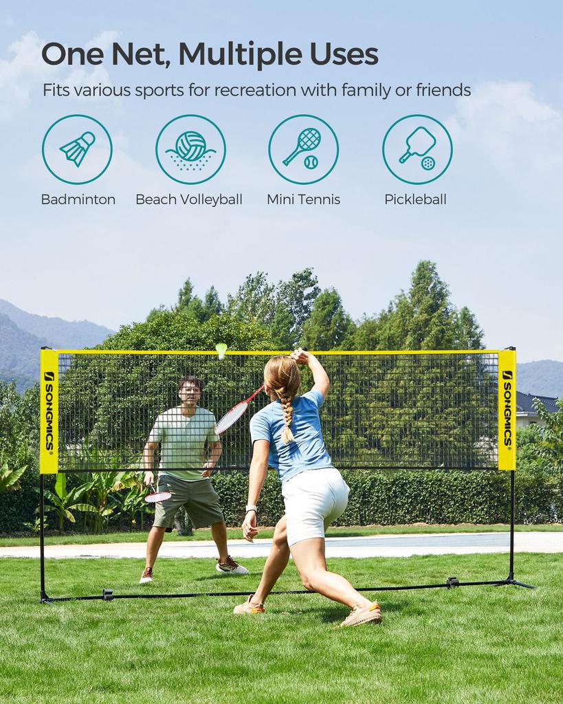 BreeBe 10 Feet Badminton Net Set