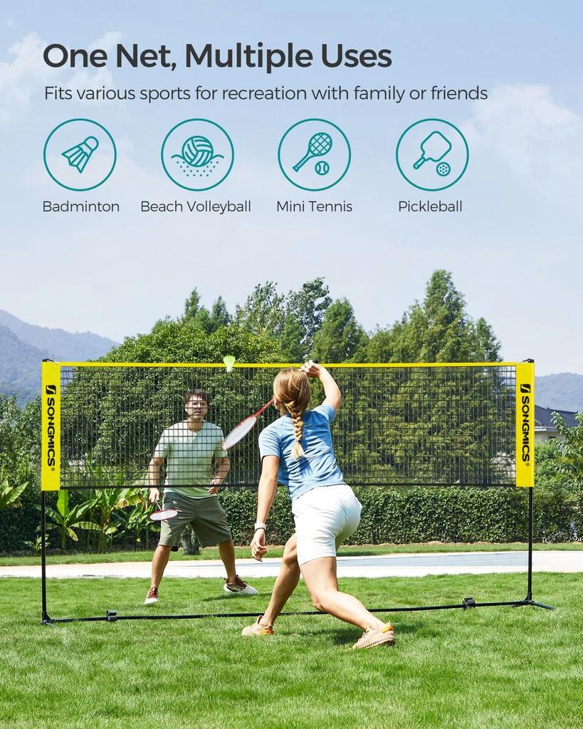 BreeBe 10 Feet Badminton Net Set 2