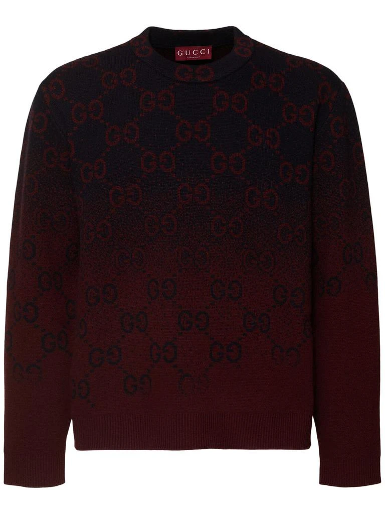 Gucci Gg Wool Crewneck Sweater 1