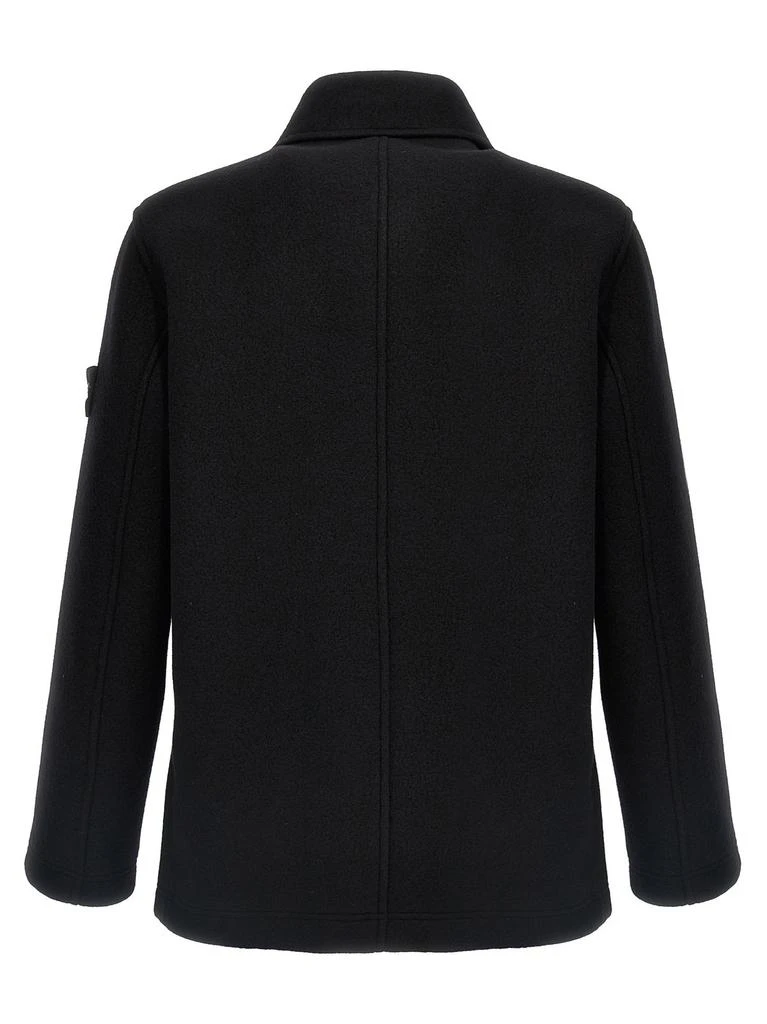 Stone Island Stone Island Compass Patch Double-Breasted Coat 2