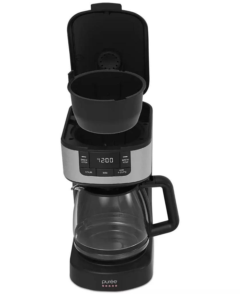 Tzumi Puree 12-Cup Programmable Glass-Carafe Coffee Maker 2