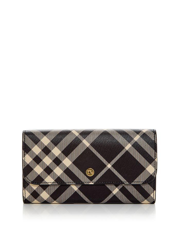 長財布 BURBERRY PRINTED CANVAS SNIP WALLET Burberry Printed canvas Snip wallet - Wallets - BeyondStyle