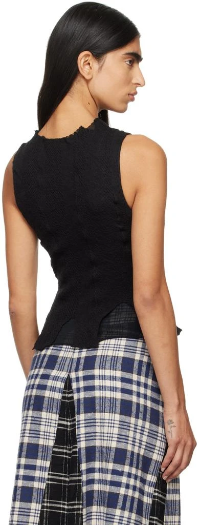 Our Legacy Black Ragged Vest 3