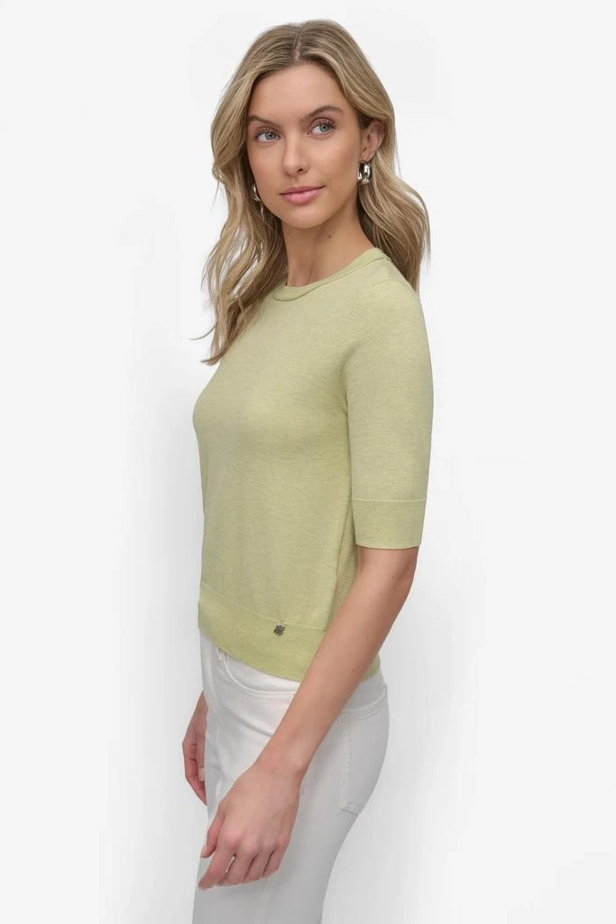 DKNY ELBOW SLEEVE CREW NECK 3