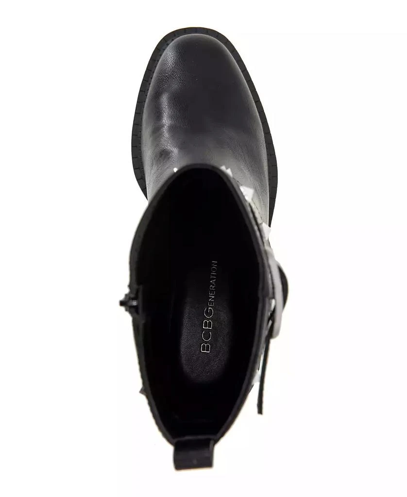 BCBG Women's Barla Harness Moto Booties 4