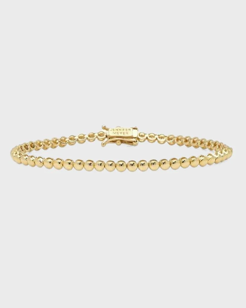 Jennifer Meyer 18k Mini Bezel Tennis Bracelet