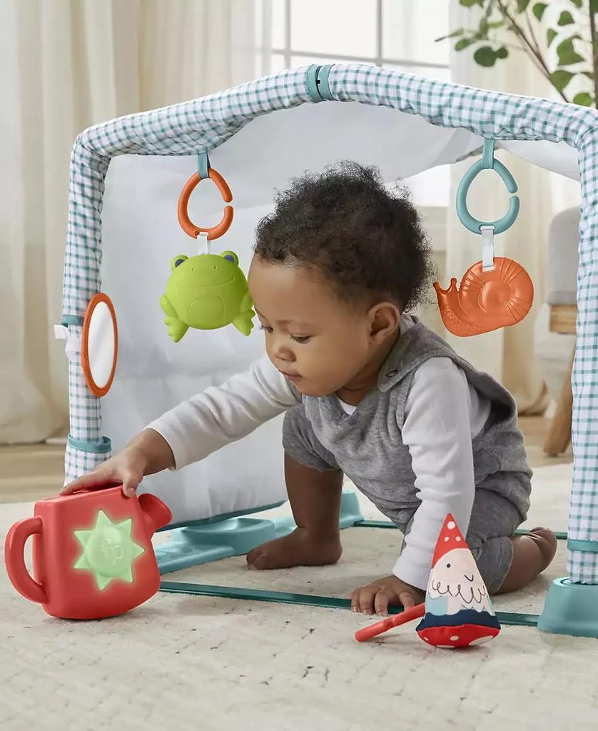Fisher Price 3-in-1 Baby Gym with Tummy Time Playmat, Tunnel and Toys, Crawl Play Activity Gym 2