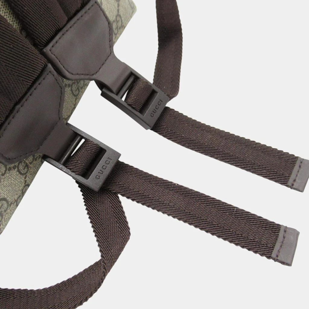 Gucci Gucci Brown GG Canvas Double G Geometric Backpack 5
