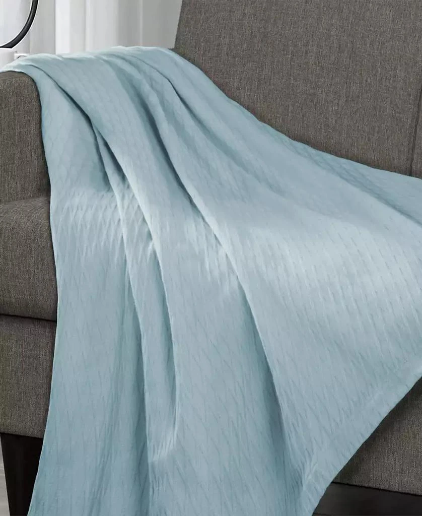 Superior Diamond Pattern All Season Woven Cotton Blanket 4