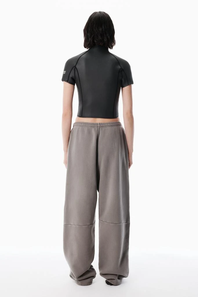 Alexander Wang Grey Wide-Leg Sweatpants 4