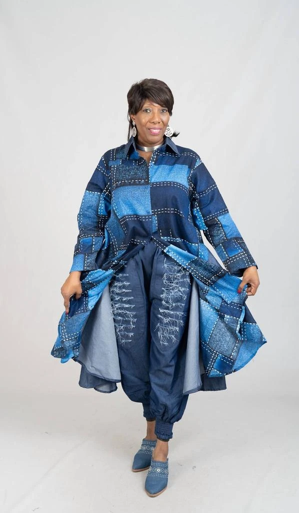 Kara Chic Kara Chic - Ankle Cuffs Denim Pants 3