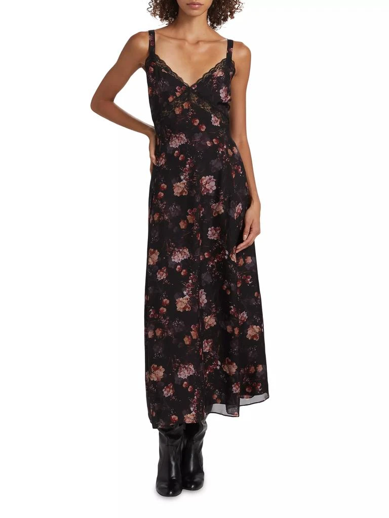 CAMI NYC Nairobi Floral Silk Sleeveless Maxi Dress 2