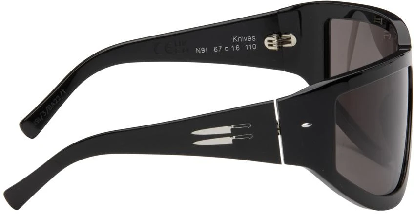 Retrosuperfuture SSENSE Exclusive Black Andy Warhol IX Knives Sunglasses 2