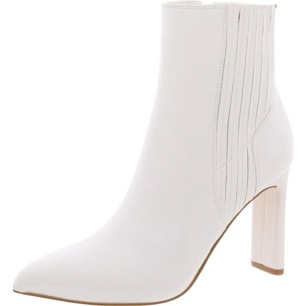 BCBG Kalia Womens Faux Leather Embossed Ankle Boots 1