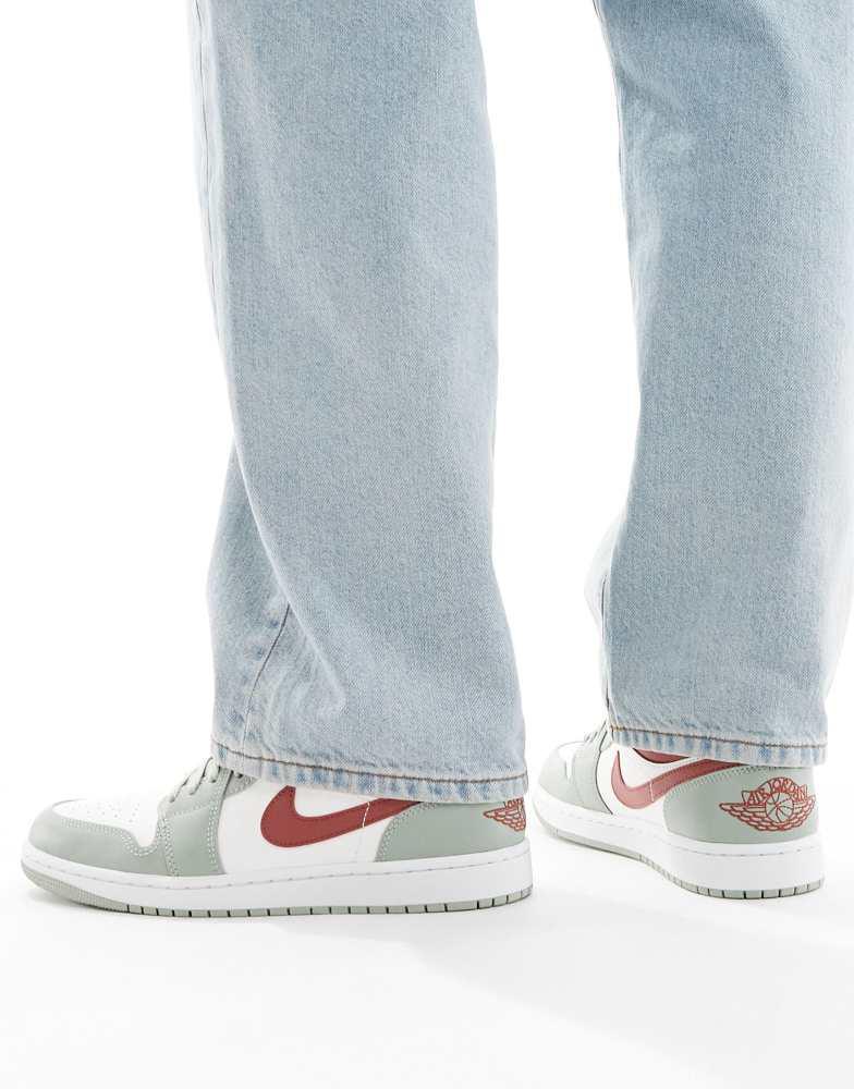 jordan 1 low green off white