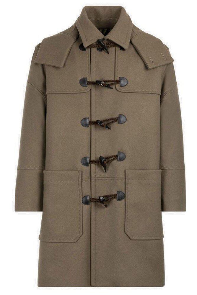 Roberto Cavalli Roberto Cavalli Detachable Hood Duffle Coat