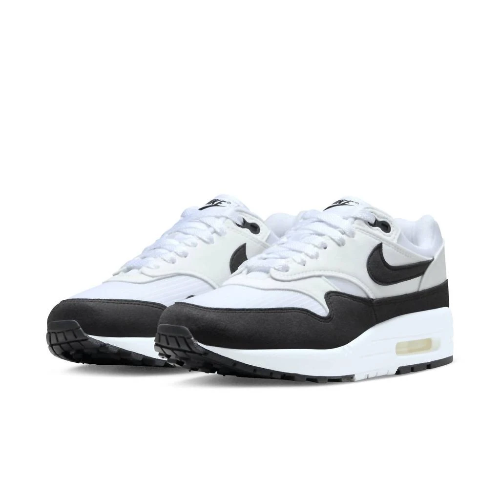 NIKE Women's Air Max 1 Sneakers In White Black 1