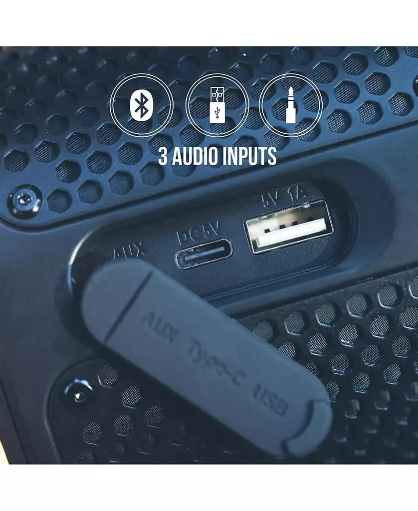 MEE Audio lightSPKR Bluetooth Wireless Speaker w/ Camping Lantern 9