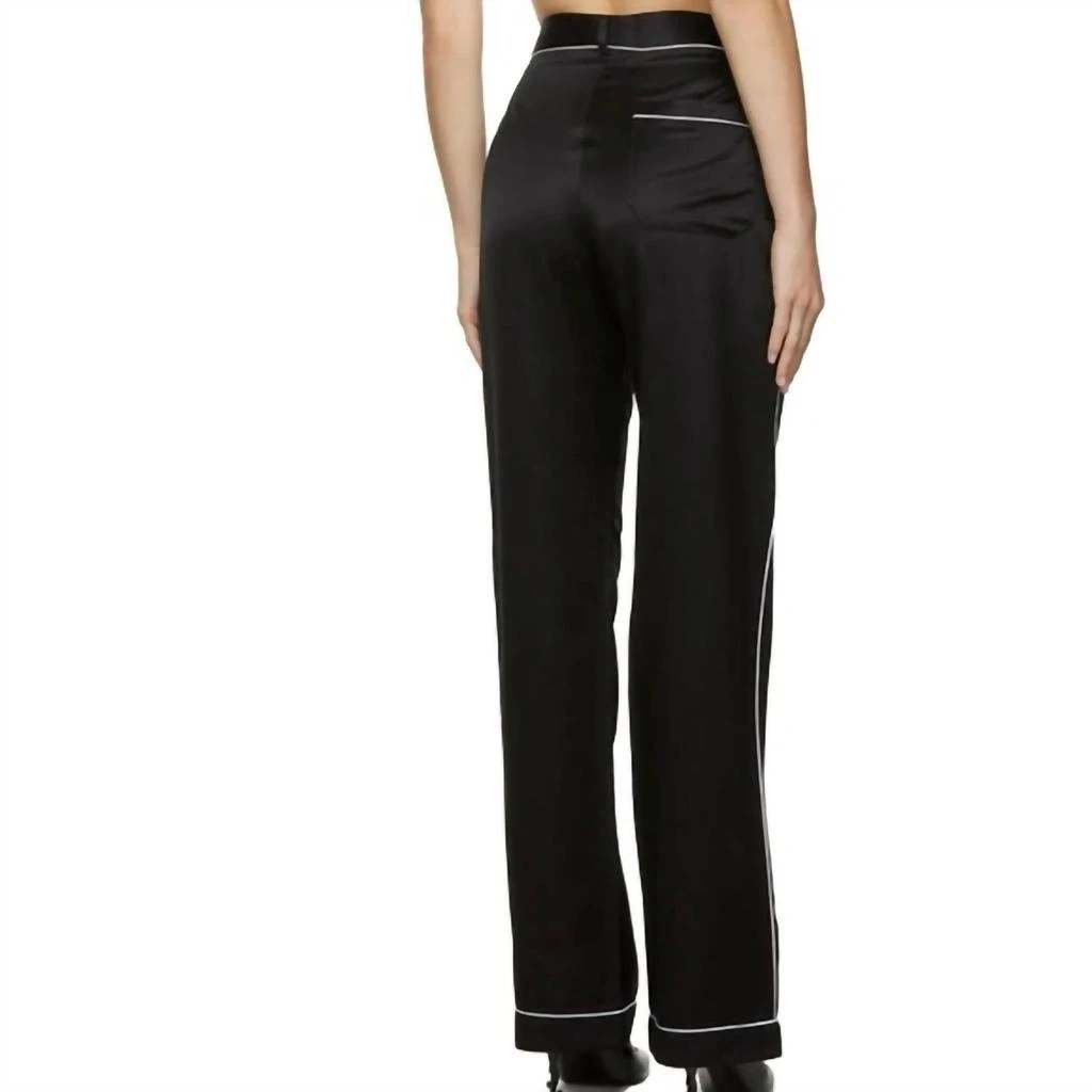 AMIRI Women
s Pj Straight Leg Tailored Pants In Black 2
