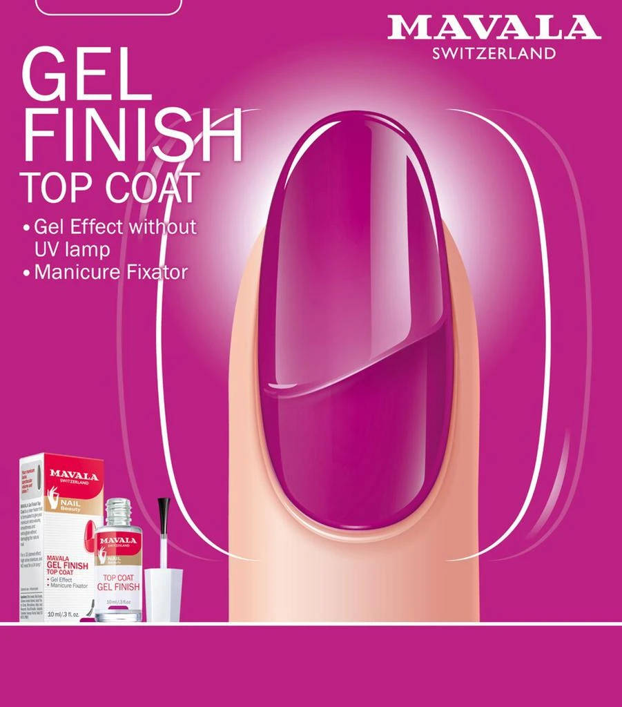 Mavala Gel Finish Top Coat (10ml) 3